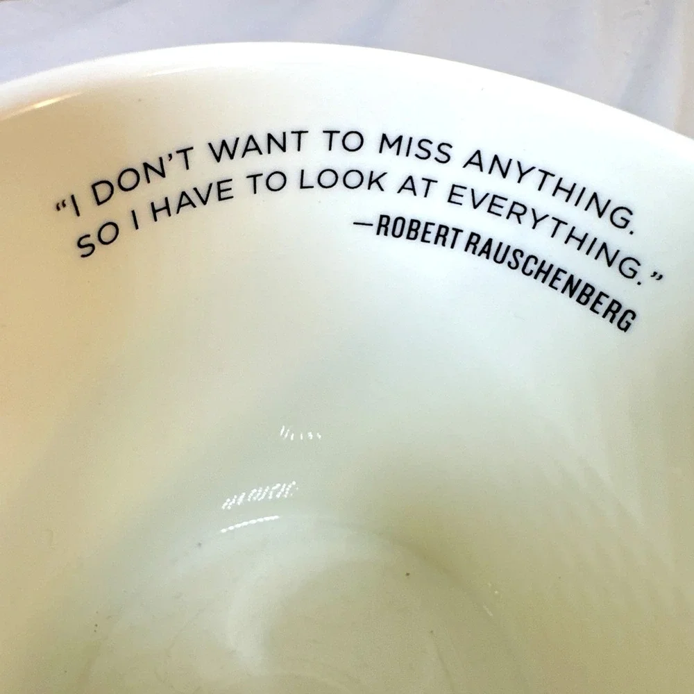 West Elm Robert Rauschenberg Mug | Rauschenberg Art Work Mug Caryatid Cavalcade